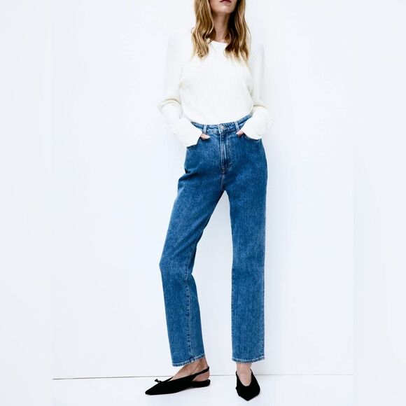 MWT ULTRA HIGH RISE MOM JEANS size USA 2 - Picture 1 of 12